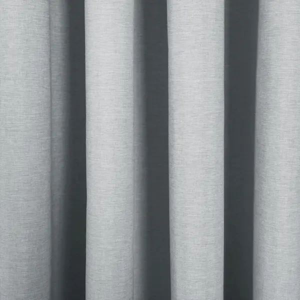 фото Штора на ленте flax 200x300 см цвет светло-серый столица текстиля