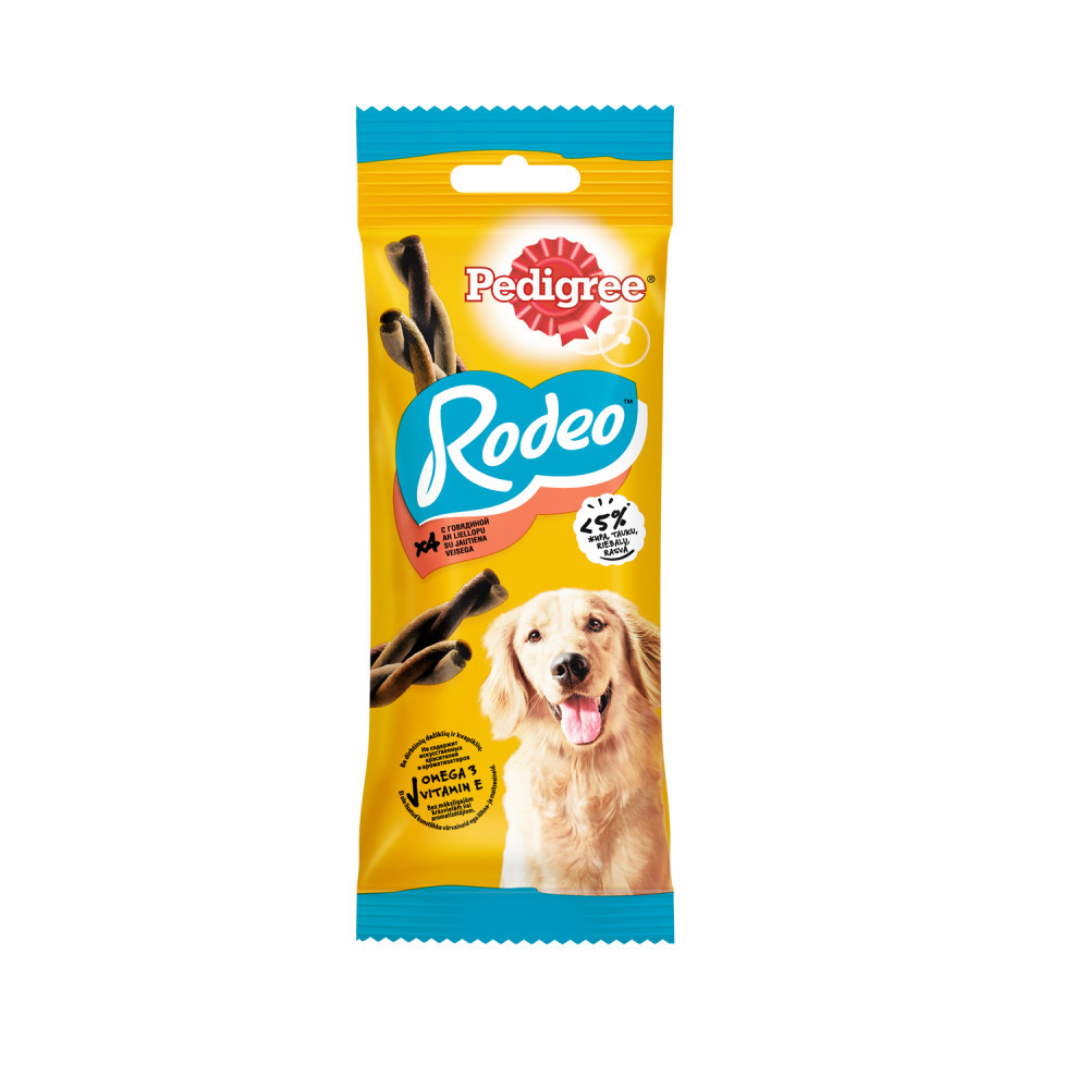 Лакомство для взрослых собак PEDIGREE Rodeo, 70г по цене 79 ₽/шт. купить в  Москве в интернет-магазине Леруа Мерлен