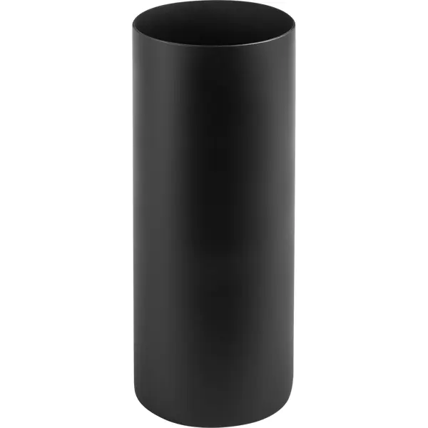 Ваза Цилиндр стекло цвет черный 25 см ваза хильда 1 большая лазурный матовый