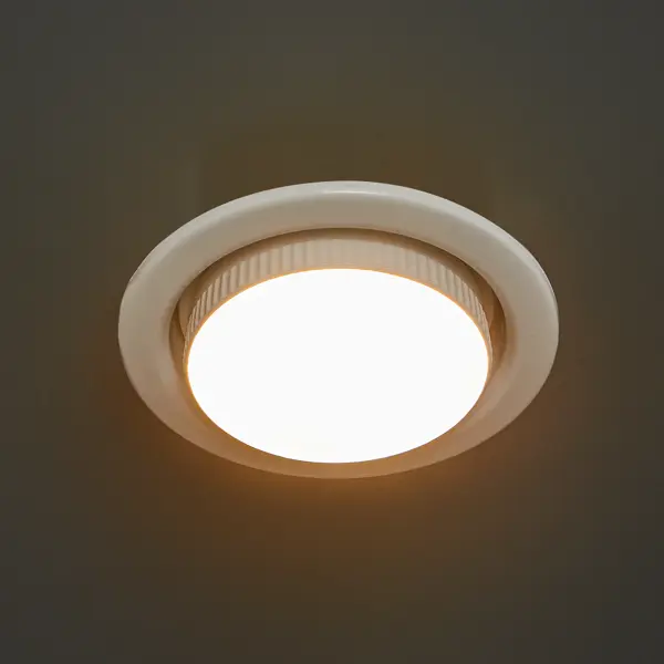 Спот встраиваемый Inspire Buziet GX53 светодиодный под отверстие 90 мм цвет белый портативный светодиодный фонарь для кемпинга на открытом воздухе аварийного освещения
