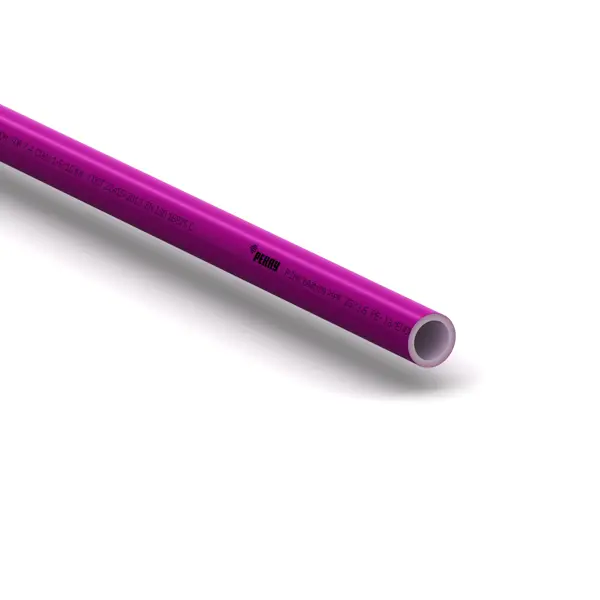 Труба из сшитого полиэтилена для отопления Rehau Pink PE-Xa EVOH 25x3.5 мм PN10 1 м на отрез бухта 50 м розовая труба rehau rautitan stabil для водоснабжения и отопления 20x2 9 мм на отрез