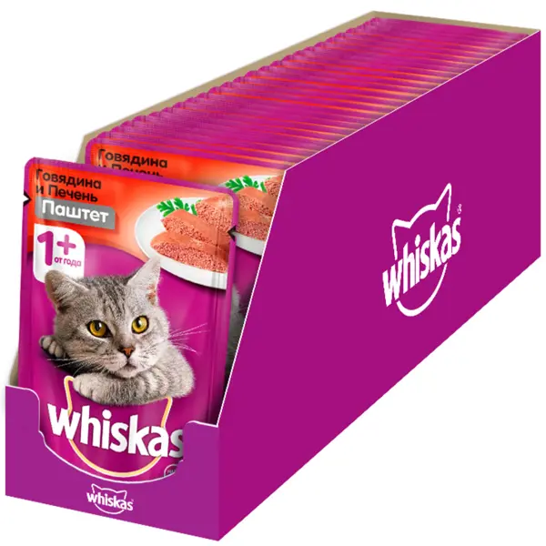 Whiskas сухой корм для кошек 1,9 кг курица индейка