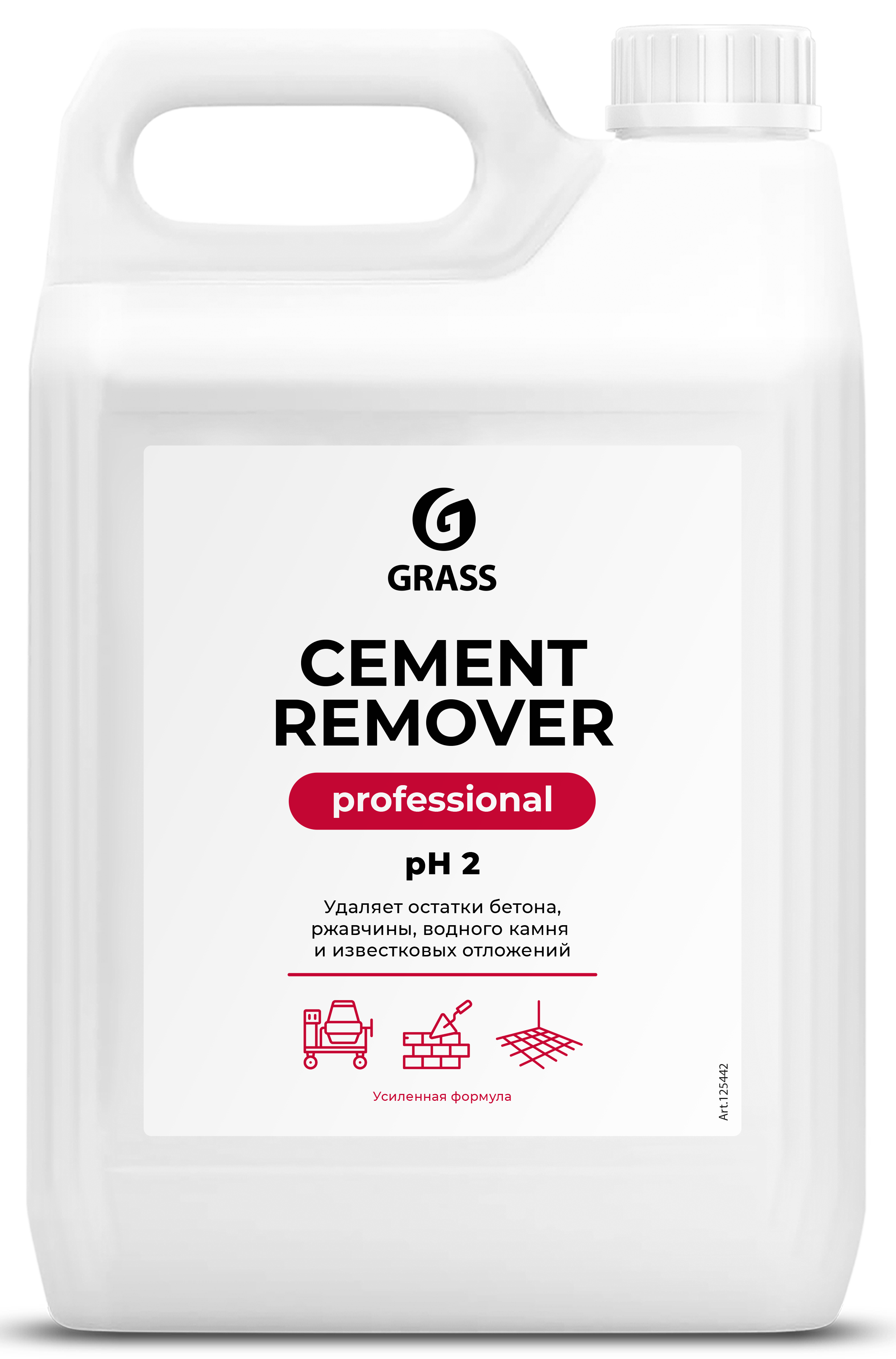 Универсальное моющее средство Grass Cement Remover 5 л ✳️ купить по цене  1066 ₽/шт. в Москве с доставкой в интернет-магазине Леруа Мерлен