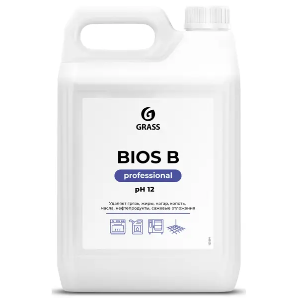 Универсальное моющее средство щелочное высококонцентрированное Grass Bios B 5 л