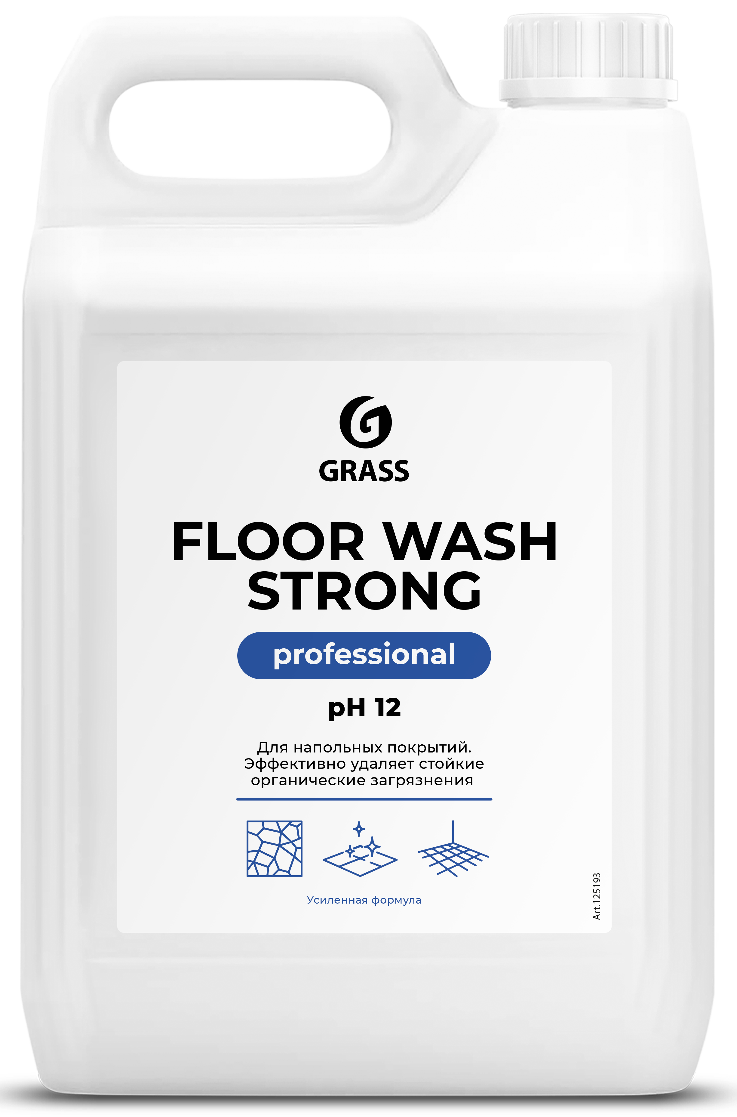 Средство для мытья пола Grass Floor Wash Strong 5 л ✳️ купить по цене 1368  ₽/шт. в Казани с доставкой в интернет-магазине Леруа Мерлен