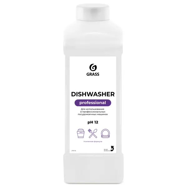 Средство моющее для посудомоечных машин Grass Dishwasher 1л topperr средство для чистки посудомоечных машин 250 мл reinex topperr