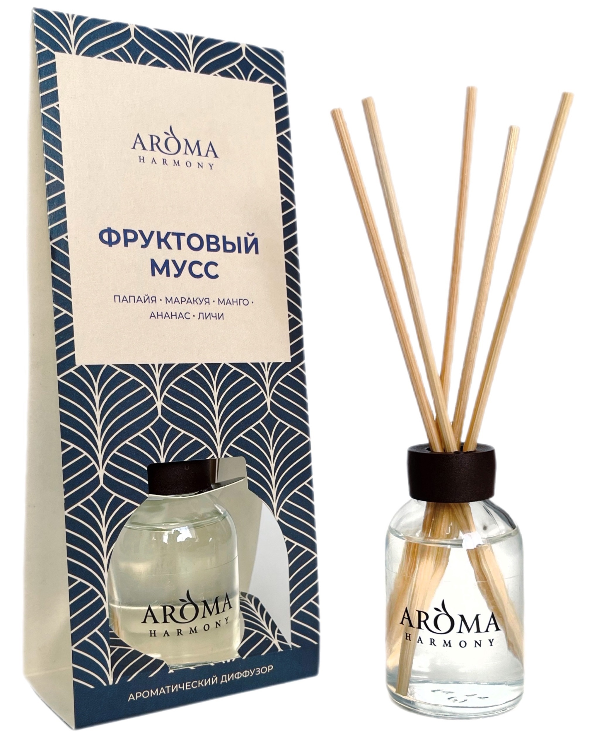 Ароматический диффузор Aroma Harmony Фруктовый мусс 30 мл ✳️ купить по цене  110 ₽/шт. в Москве с доставкой в интернет-магазине Леруа Мерлен