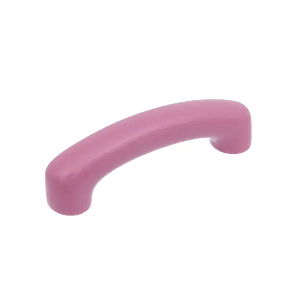 Ручка-скоба Porcellana ЦАМ 96 мм цвет розовый ручка для сумки с карабинами 60 ± 1 см × 2 см нежно розовый