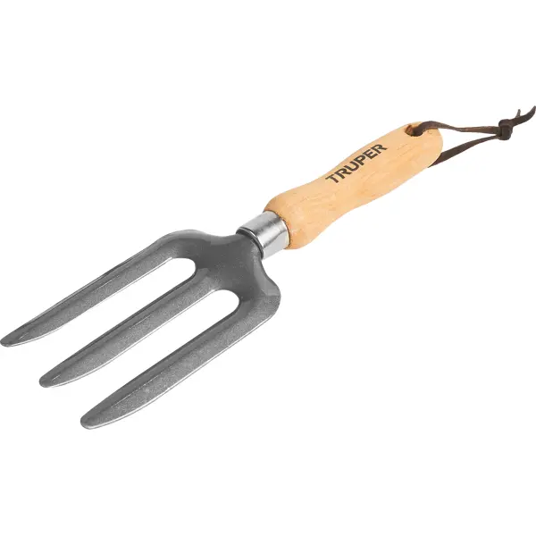 Вилка посадочная Truper 15026 29 см деревянный черенок сталь бежевый набор для барбекю naterial beta нержавеющая сталь щипцы вилка нож лопатка щетка для чистки