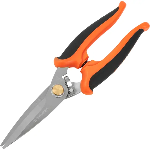 Ножницы для изгороди садовые Truper 18493 сталь 20 см оранжевый ножницы truper
