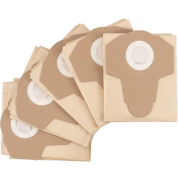 Мешки бумажные для пылесоса Denzel LVC20/LVC30 30 л, 5 шт. мешки бумажные для пылесоса zugel zpb12p 12 л 5 шт