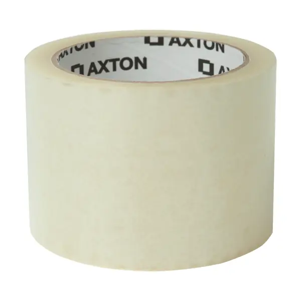 Клейкая лента Axton 66 м 72 мм 45 мкм прозрачная лента клейкая двусторонняя для зеркал axton 19 мм х 1 5 м белый