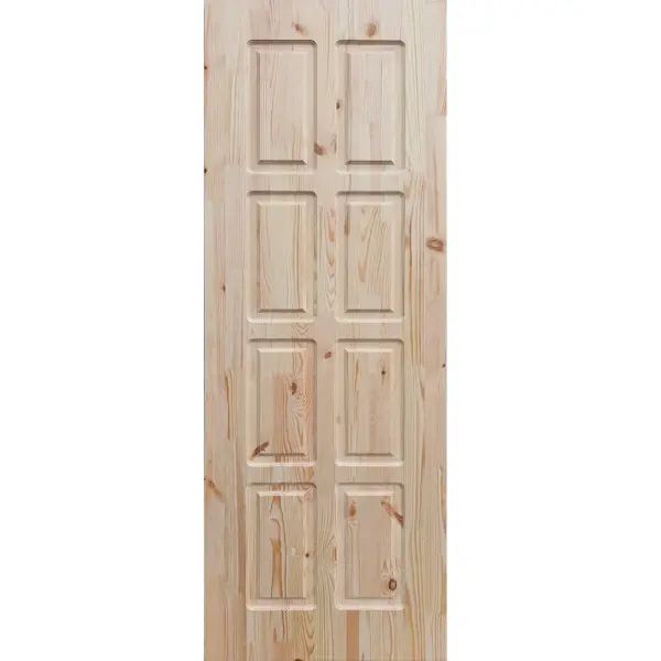 Дверь межкомнатная глухая без замка и петель в комплекте Шоколадка 60x200 см цвет натуральный дверь межкомнатная кантри глухая массив дерева натуральный 70x200 см