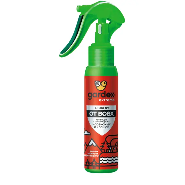 Средство для защиты от насекомых Gardex Extreme спрей 100 мл средство от насекомых чистый дом 400 мл