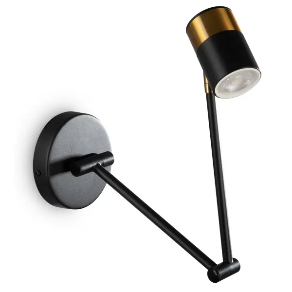 Настенный светильник Freya Enzo цвет черный комплект садового дивана 12 шт поли ротанга черный
