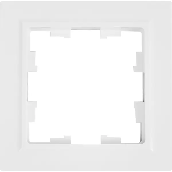 Рамка для розеток и выключателей IEK Brite РУ-1-БрБ 1 пост цвет белый обучающая игра три совы рамка вкладыш изучаем буквы английский алфавит дерево пастельные цвета