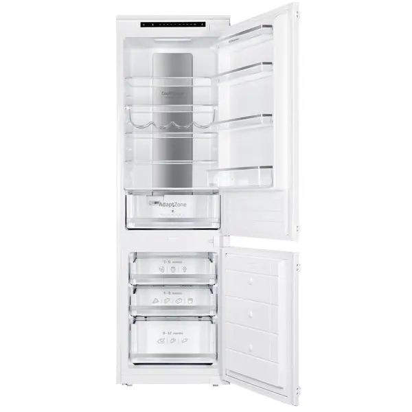 фото Холодильник двухкамерный hansa bk2676.2nfzc 193х54х55 см 1 компрессор цвет белый