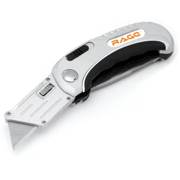 Нож строительный универсальный Rage by Vira складной 2в1 нож строительный 150 мм металл выдвижное трапециевидное лезвие 19 х 60 мм bartex uk 161
