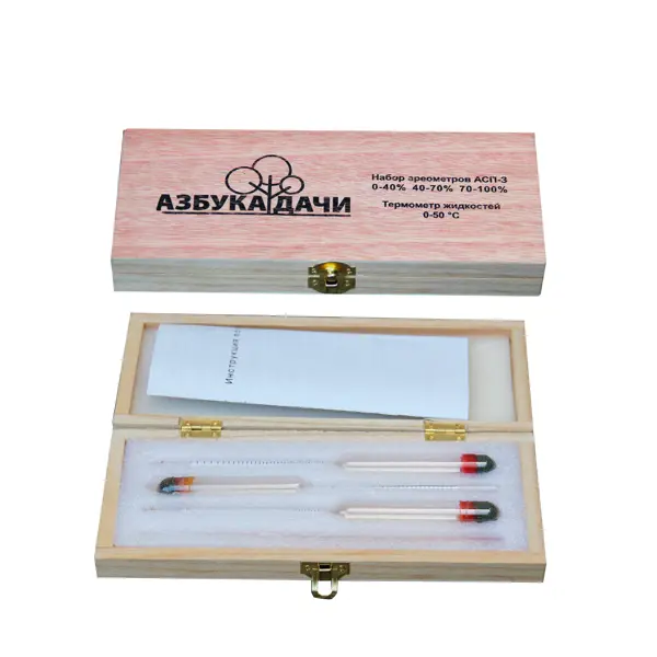 Набор ареометров и термометра Азбука Дачи 3 шт. малышарики азбука с наклейками