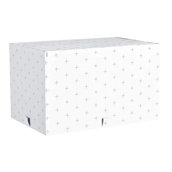 Короб для хранения Spaceo 33x56x36 см полиэстер цвет белый короб для хранения spaceo 33x36x56 см полипропилен гранит
