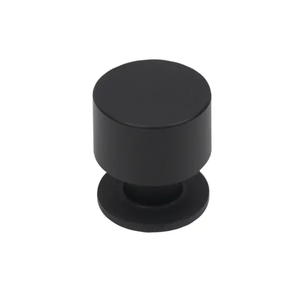 Ручка-кнопка мебельная Ина цвет матовый черный ручка кнопка ceramics 002 керамическая желтая