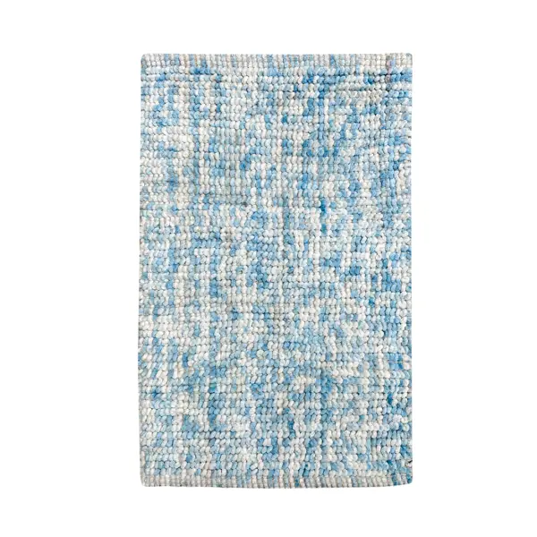 Коврик для ванной Lemer Selection 50x80 см цвет голубой