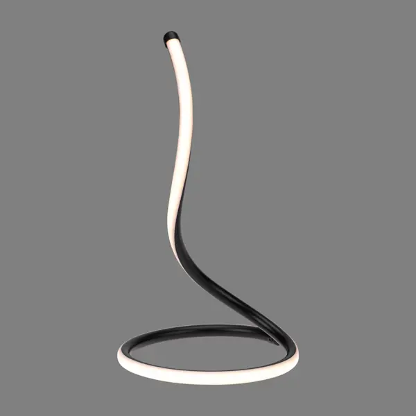 фото Настольная лампа светодиодная rexant spiral uno теплый белый свет цвет черный