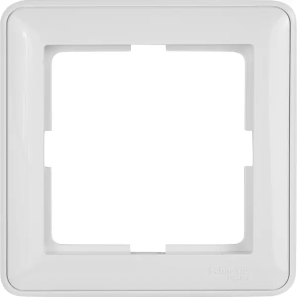Рамка для розеток и выключателей Systeme Electric W59 1 пост, цвет белый сетевой фильтр ippon bk252 sw 6 розеток 5м белый bk252 sw white