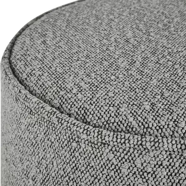 Пуф 36x40x36 см букле цвет серый скамья для прихожей мебелик мягкая серый каркас венге п0005672