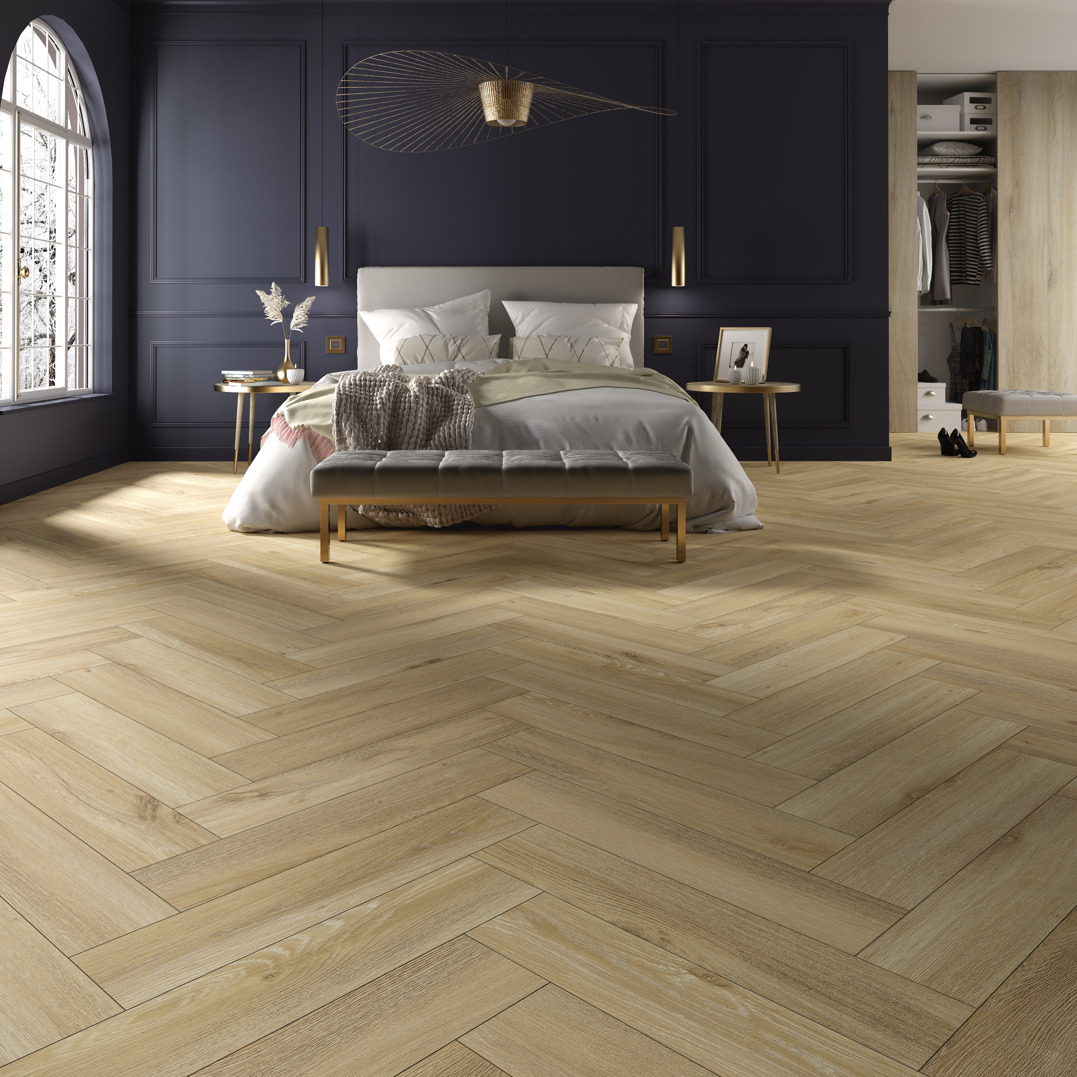 Ламинат Alsafloor Herringbone Mat Odyssée 33 класс толщина 10 мм с фаской  1.47 м², цена за упаковку по цене 6579 ₽/шт. купить в Москве в  интернет-магазине Леруа Мерлен