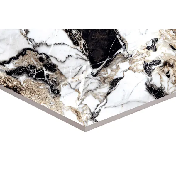 фото Керамогранит arcadia ceramica grande crystal 60x120 см 1.44 м² глянцевый цвет белый