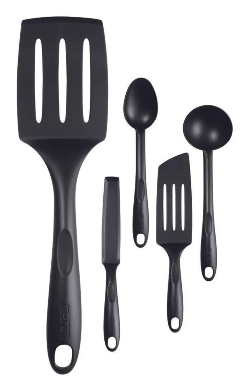 Набор кухонных инструментов Tefal K001A504 пластик цвет черный  .