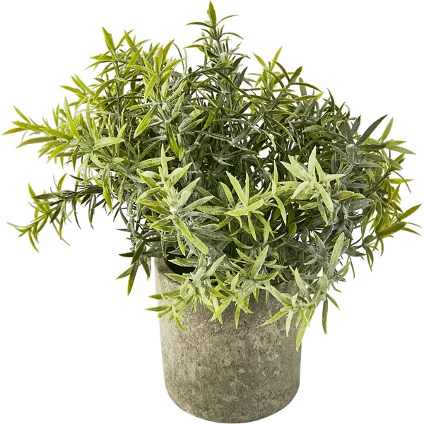 Искусственное растение Розмарин зимний пластик 22 см растение искусственное лаванда 30 см зелёный