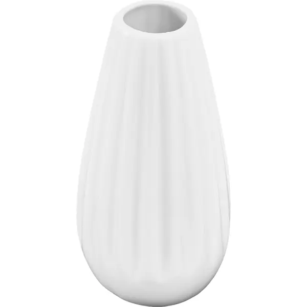 Ваза Candy 1 керамика белая 12.5 см ваза для фруктов 2 яруса керамика 26 5х3 19 5х3 см y4 6272
