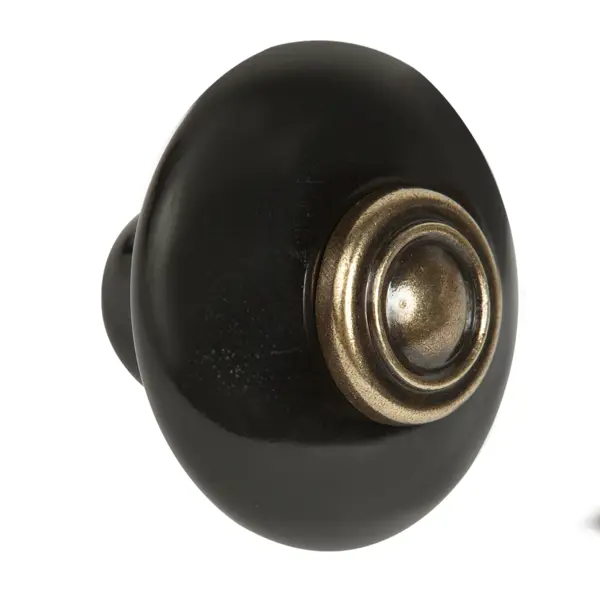 Ручка-кнопка мебельная 211 28x30 мм, цвет матовый черный ручка кнопка kerron
