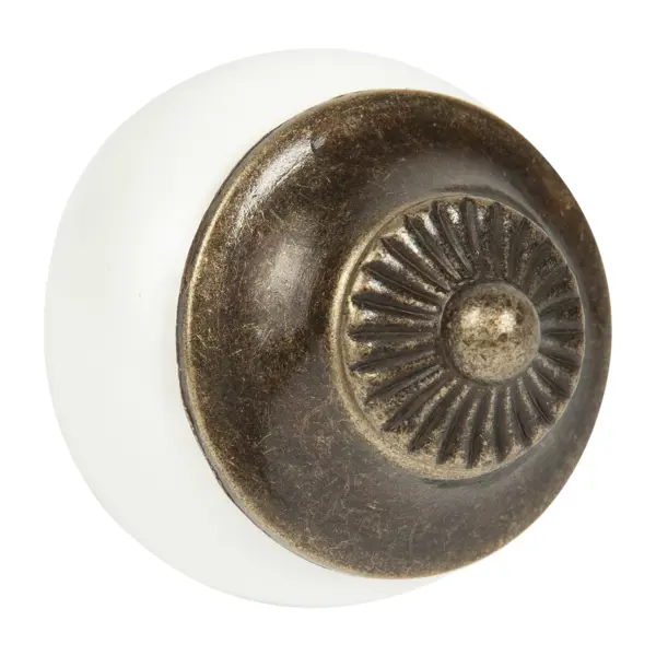 Ручка-кнопка мебельная 212 цвет бронза ручка кнопка cappio ceramics бронза
