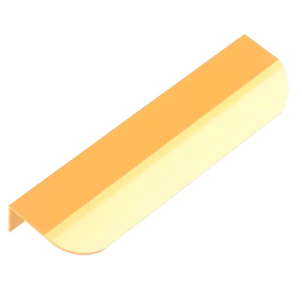 Ручка накладная мебельная 128 мм, цвет золото ручка скоба мебельная aurum 128 мм матовое золото