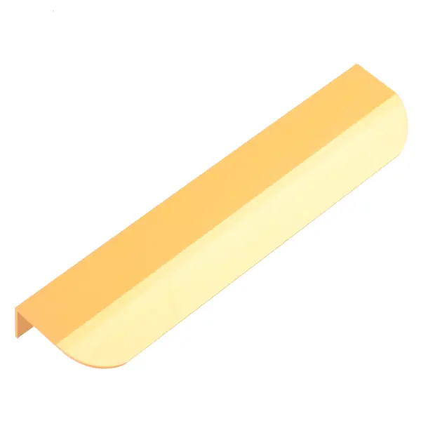 Ручка накладная мебельная 160 мм, цвет золото
