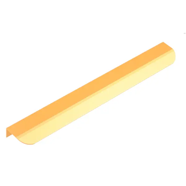 Ручка накладная мебельная 288 мм, цвет золото ручка накладная мебельная 160 мм золото