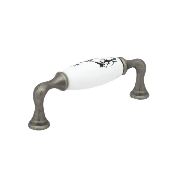 Ручка-скоба мебельная Casalingo ЦАМ 96 мм цвет серебро