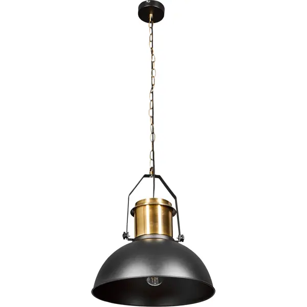 фото Светильник подвесной inspire ted, 1 лампа, 3 м², цвет черный