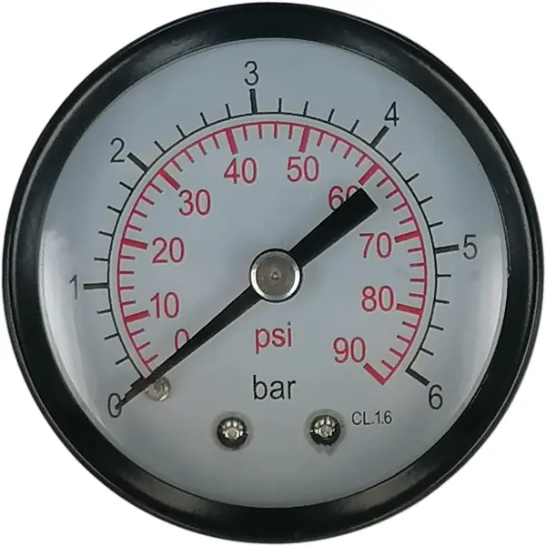 Манометр аксиальный 0.6 Мпа 1/4 70 мм манометр термометр vaillant 101270