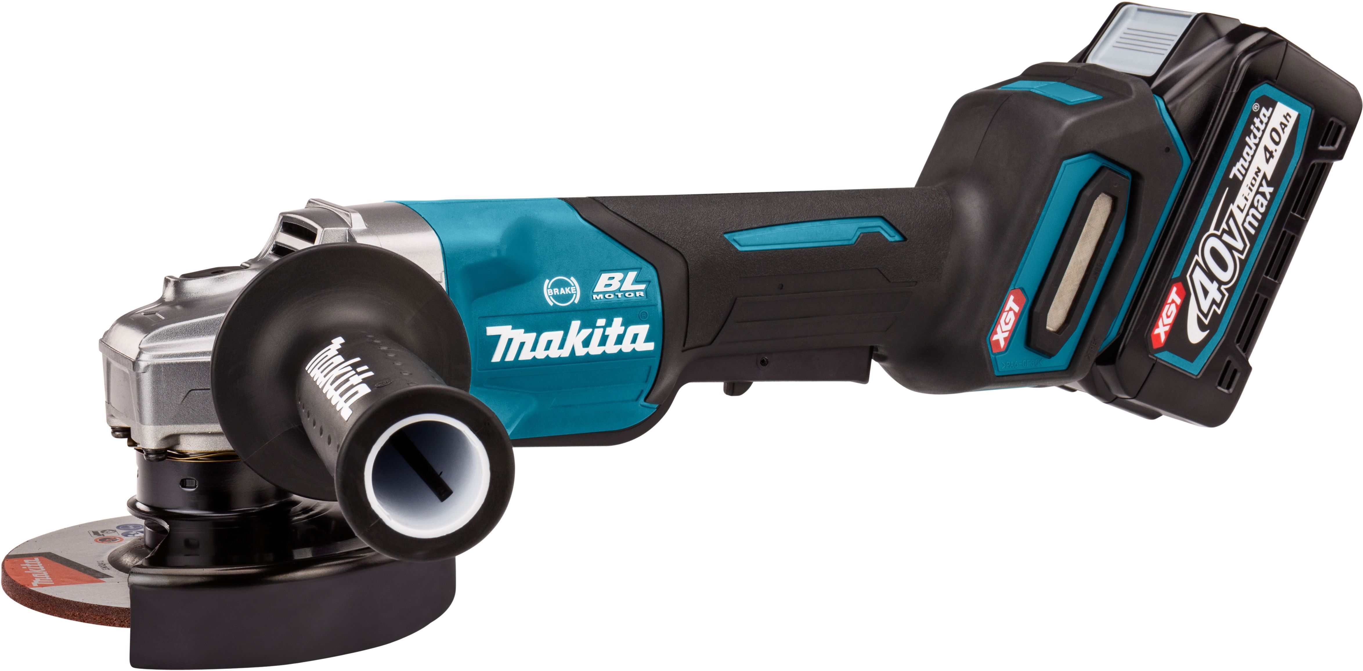 УШМ аккумуляторная Makita GA013GM201, 40 В Li-ion 2x4 Ач, 125 мм ✳️ купить  по цене 77591 ₽/шт. в Кемерове с доставкой в интернет-магазине Леруа Мерлен