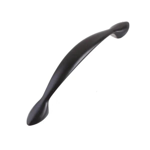 Ручка-скоба мебельная 96 мм, цвет черный