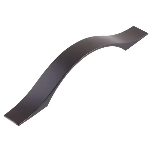 Ручка-дуга широкая мебельная 96 мм, цвет черный профиль sl arc 3535 d800 a90 silver 630мм дуга 1 из 4 arlight алюминий