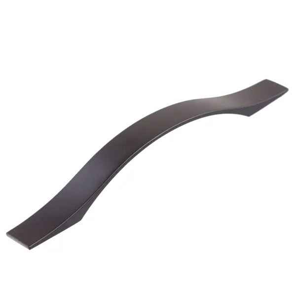 Ручка-дуга широкая мебельная 128 мм, цвет черный ручка дуга boyard