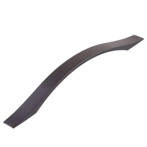 Ручка-скоба мебельная 192 мм цвет черный ручка дуга широкая мебельная 128 мм