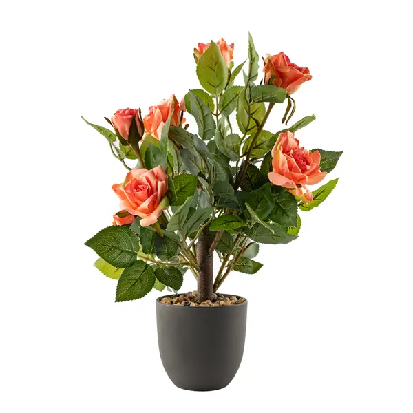 Искусственное растение Роза нежная 40 см искусственное растение в горшке роза салем h50 см розовый
