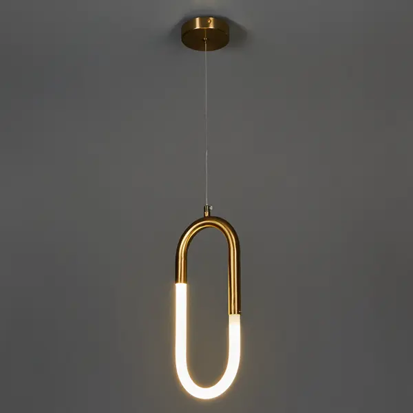Светильник подвесной светодиодный «Кроко» 4 м² нейтральный белый свет цвет золото отражатель greenbean flex 80 m золото белый 23285