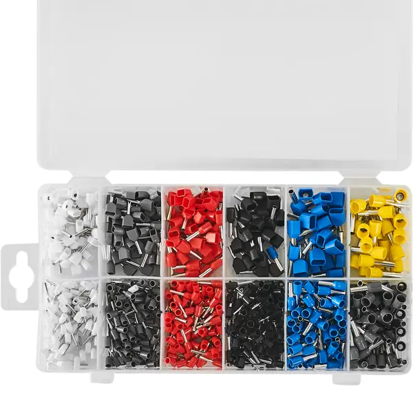 Набор НШВИ №5 2x0.5-2.5 мм² цвет разноцветный 250 шт. набор диэлектрических отверток и клещей hoegert technik